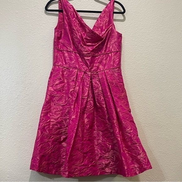 Theia Couture Tea Length Dress 8 - Picture 2 of 8